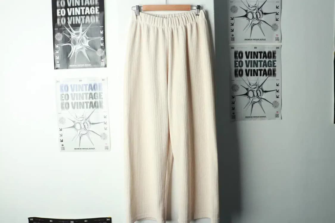 W(M) 리리앤코 트레이닝복 바지 코듀로이 베이지-2367 상품이미지2