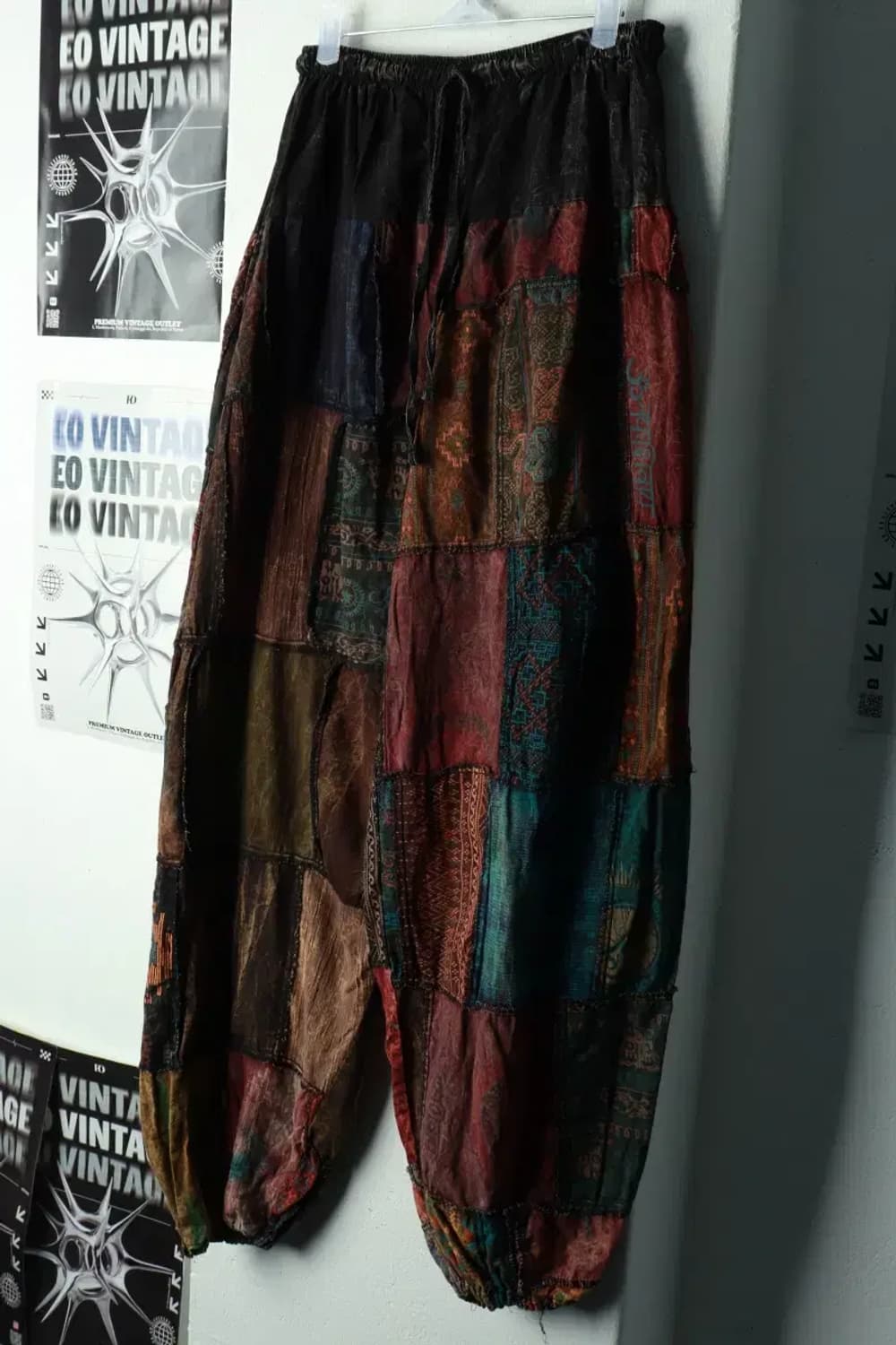 (F) 브랜드빈티지 트레이닝복 바지 패치워크 워싱 컬러믹스-236A 상품이미지1