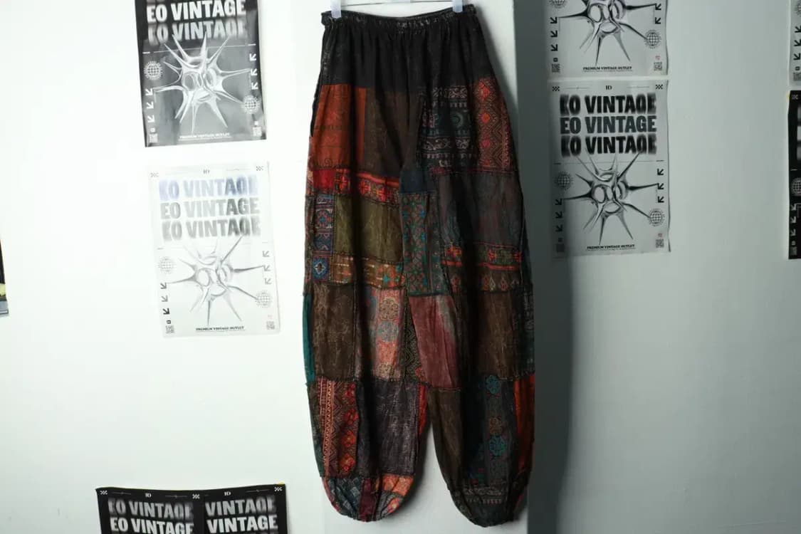 (F) 브랜드빈티지 트레이닝복 바지 패치워크 워싱 컬러믹스-236A 상품이미지5