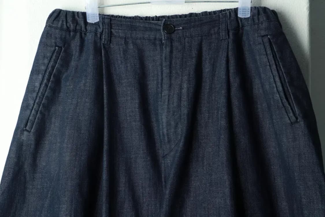 (M) 브랜드빈티지 트레이닝복 바지 벌룬핏 데님 청 밴딩-236B 상품이미지3