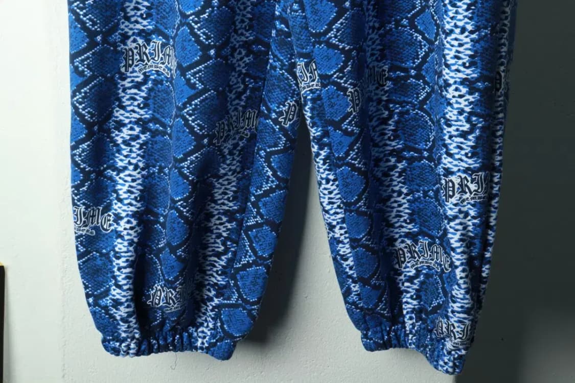 W(S-M) 프라임멤버스 트레이닝복 바지 뱀피 블루 스트릿-236C 상품이미지4