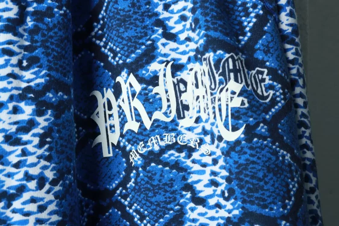 W(S-M) 프라임멤버스 트레이닝복 바지 뱀피 블루 스트릿-236C 상품이미지5