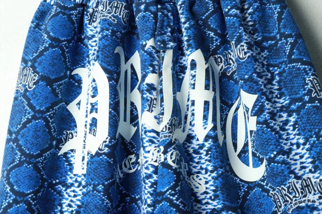 W(S-M) 프라임멤버스 트레이닝복 바지 뱀피 블루 스트릿-236C 상품이미지6