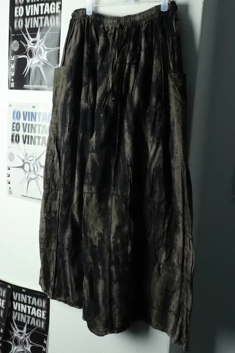 (F) 브랜드빈티지 트레이닝복 바지 빅사이즈 패치워크 차콜-236D 상품이미지1