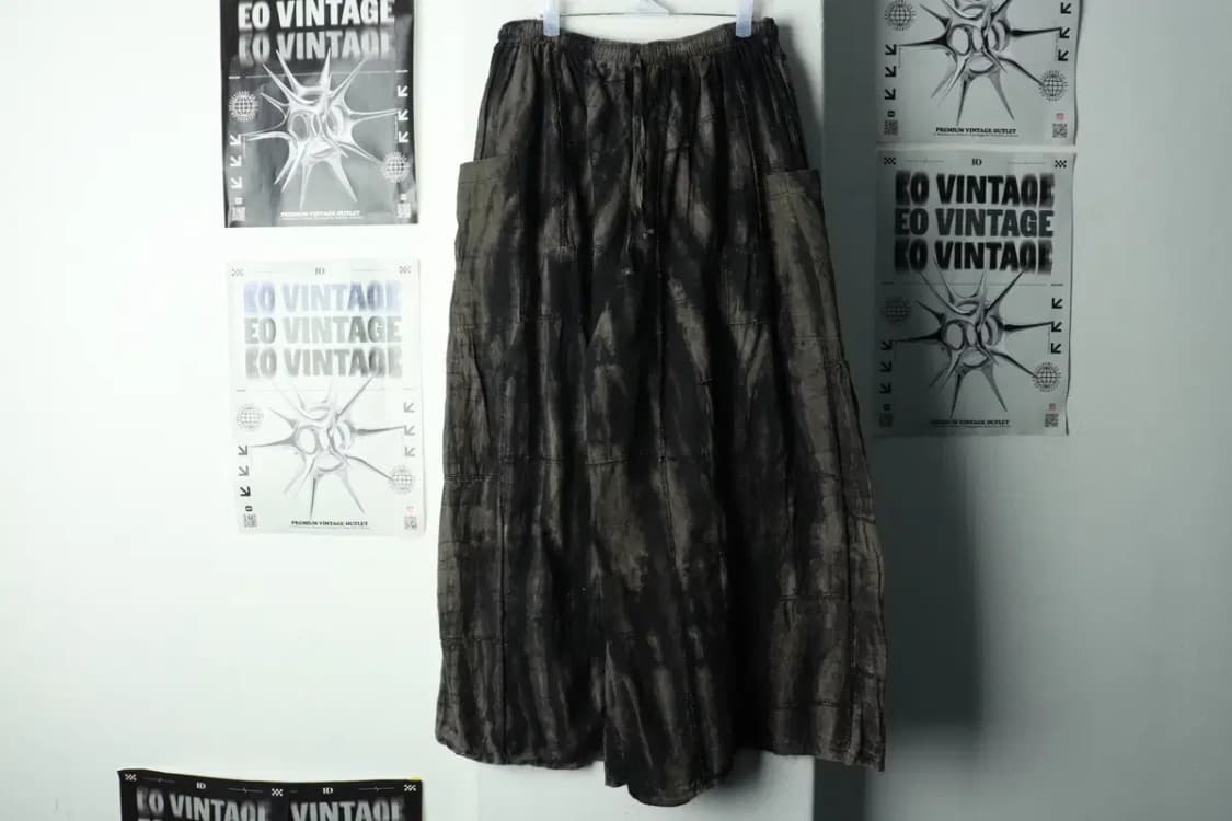 (F) 브랜드빈티지 트레이닝복 바지 빅사이즈 패치워크 차콜-236D 상품이미지2