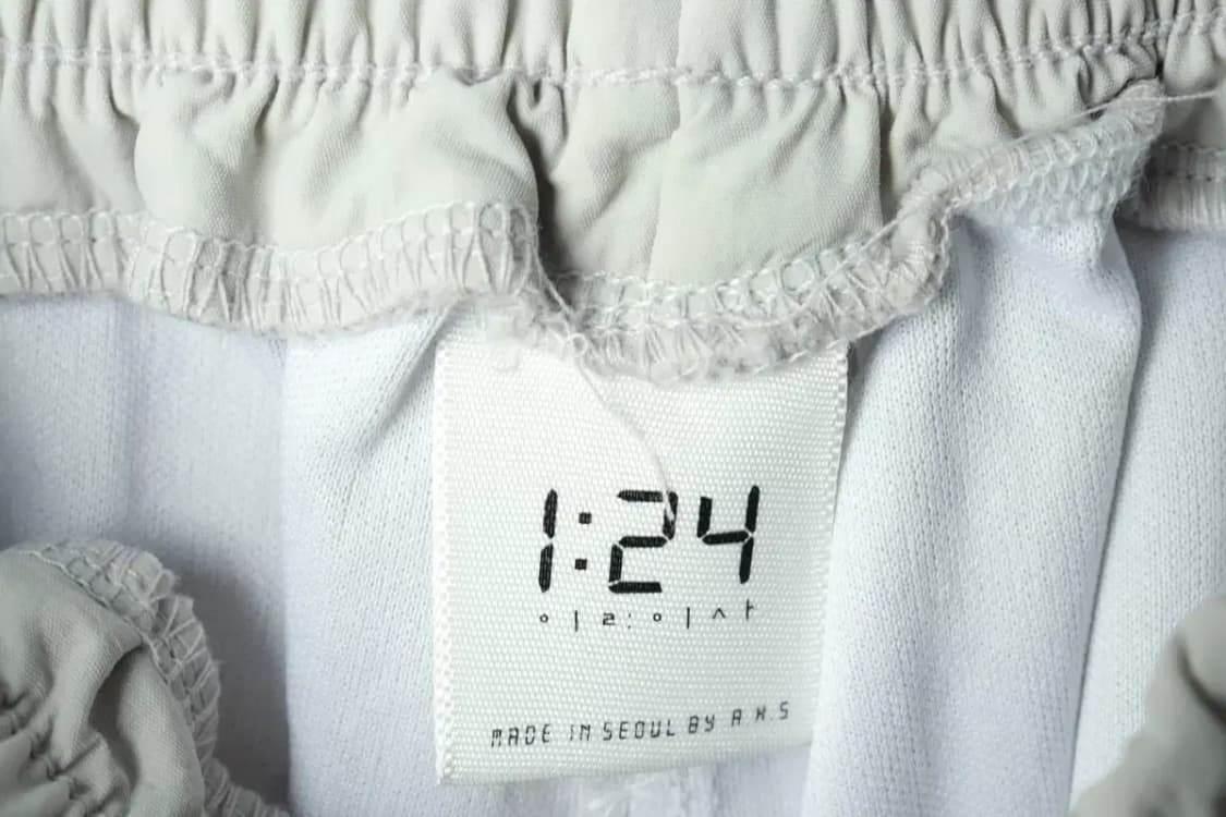 W(F) 브랜드빈티지 트레이닝복 바지 사용감 그레이 폴리 조거-2370 상품이미지6