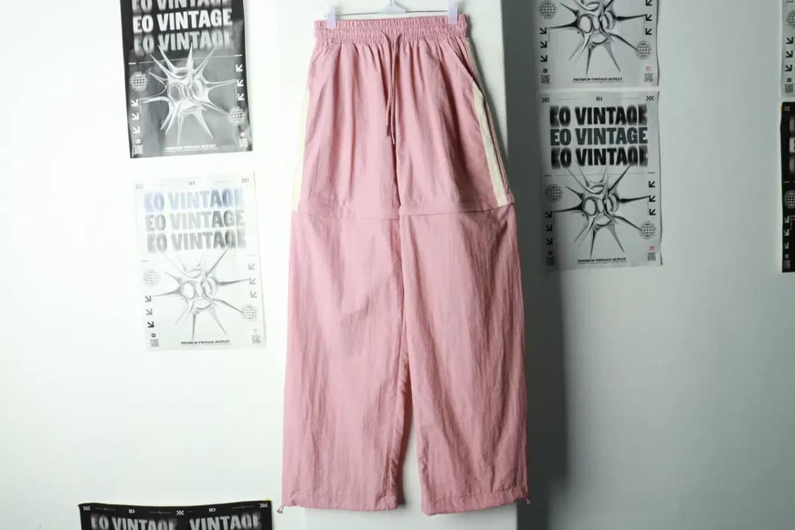 W(F) 썸플레이스 트레이닝복 바지 분리가능 핑크 나일론-2371 상품이미지2