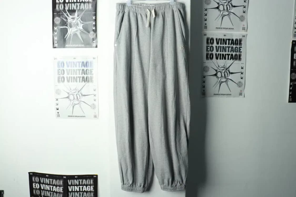 (L-XL) 새터 트레이닝복 바지 그레이 밴딩 조거 한정판-2373 상품이미지3