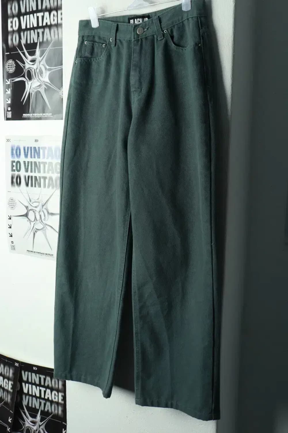 W(S) 블랙업 면바지 팬츠 일자핏 블루-2375 상품이미지1