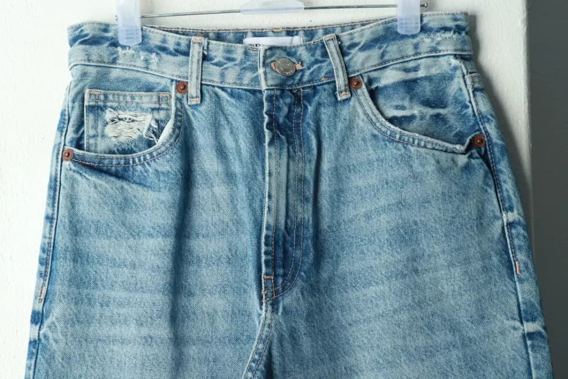 (S) 자라 청바지 데님 찢청 워싱 연청-237B 상품이미지3