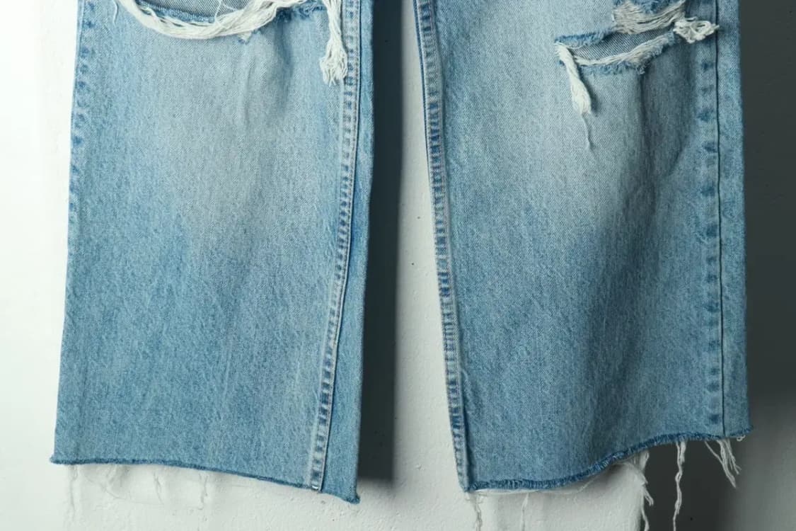 (S) 자라 청바지 데님 찢청 워싱 연청-237B 상품이미지4