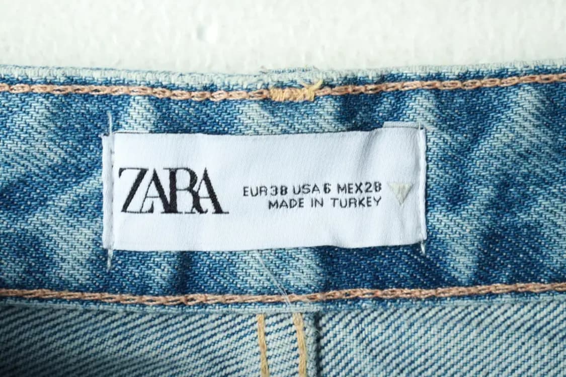 (S) 자라 청바지 데님 찢청 워싱 연청-237B 상품이미지5