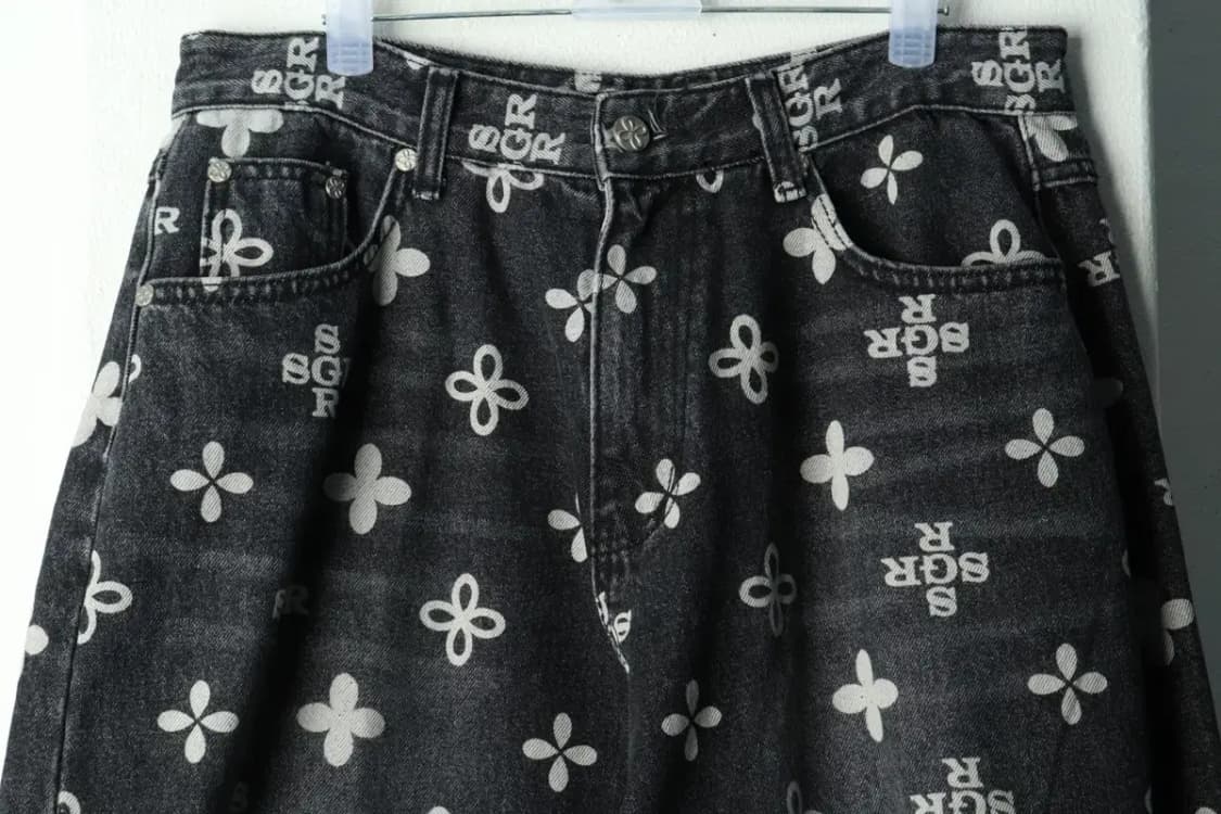 (M-L) 써저리 청바지 데님 대장급 패턴 흑청 스트릿 희귀-237D 상품이미지3