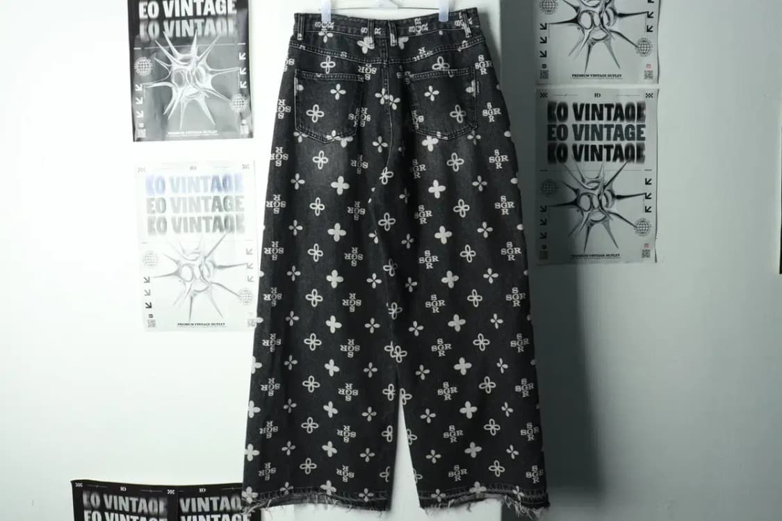 (M-L) 써저리 청바지 데님 대장급 패턴 흑청 스트릿 희귀-237D 상품이미지6