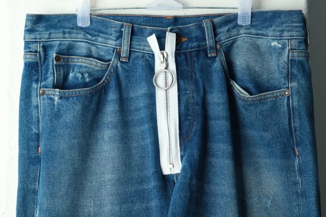 (XL) 오프화이트 청바지 데님 버질아블로 슬림핏 한정 희귀-237F 상품이미지3