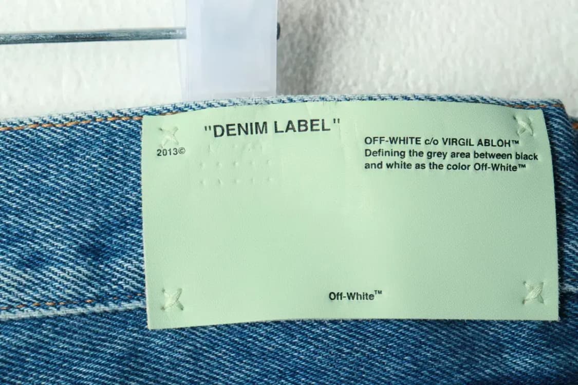 (XL) 오프화이트 청바지 데님 버질아블로 슬림핏 한정 희귀-237F 상품이미지7