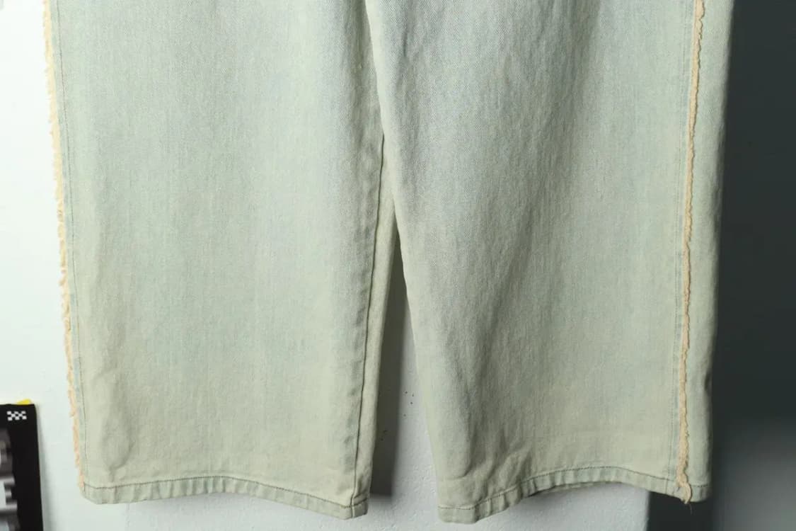 W(M-L) 소프트 서울 청바지 데님 와이드 연청 스트릿-2381 상품이미지4