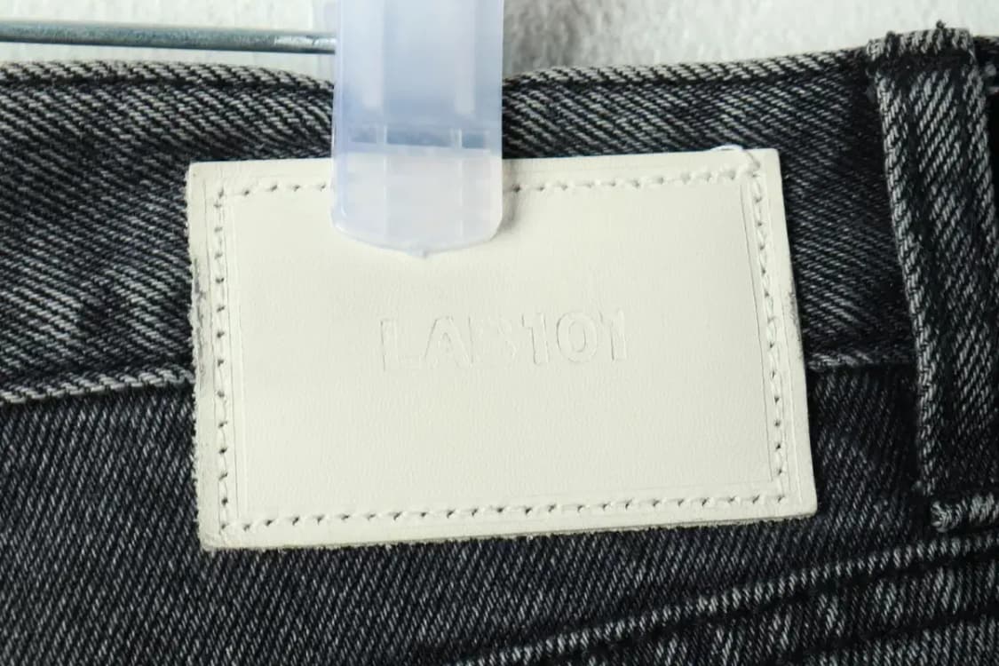 (S-L) 랩101 청바지 데님 슬림핏 흑청 카펜터-2382 상품이미지5