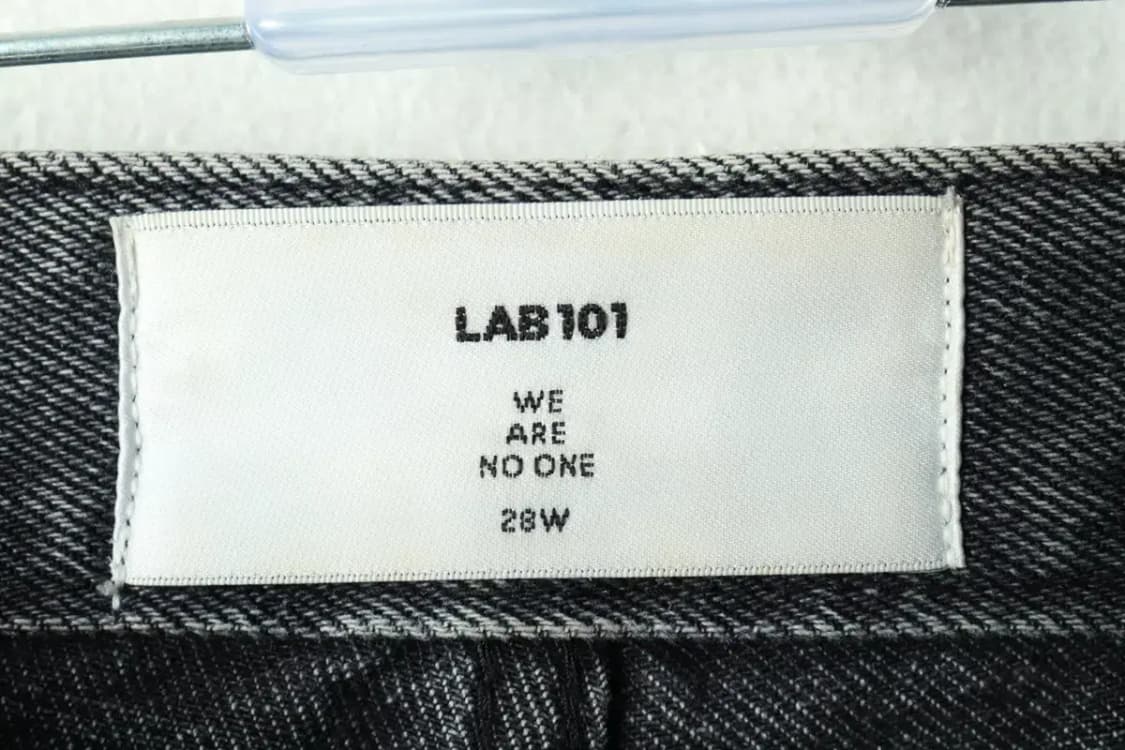 (S-L) 랩101 청바지 데님 슬림핏 흑청 카펜터-2382 상품이미지6