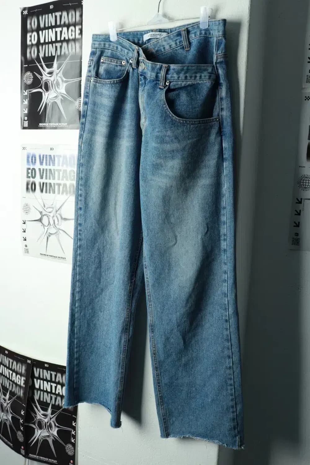 (M-L) 어반드레스 청바지 데님 연청 유니크 스트릿-2384 상품이미지1