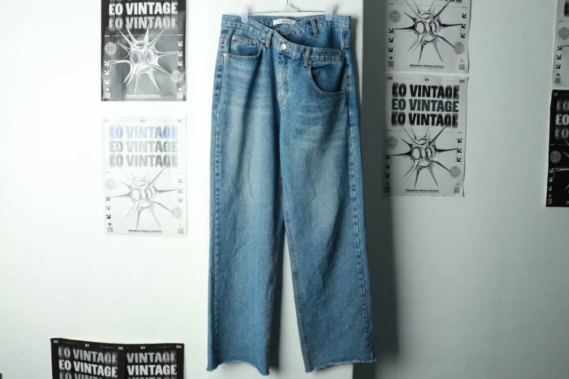 (M-L) 어반드레스 청바지 데님 연청 유니크 스트릿-2384 상품이미지2