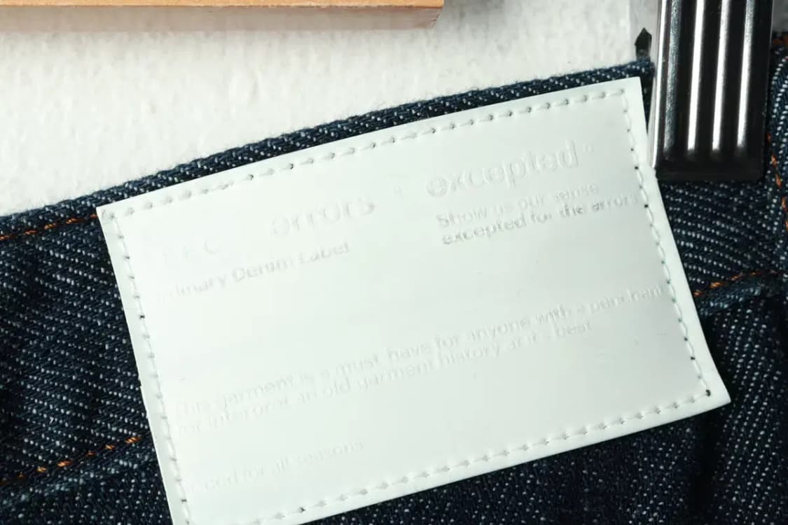 (M-L) 에러스익셉티드 청바지 데님 와이드 인디고-2385 상품이미지5