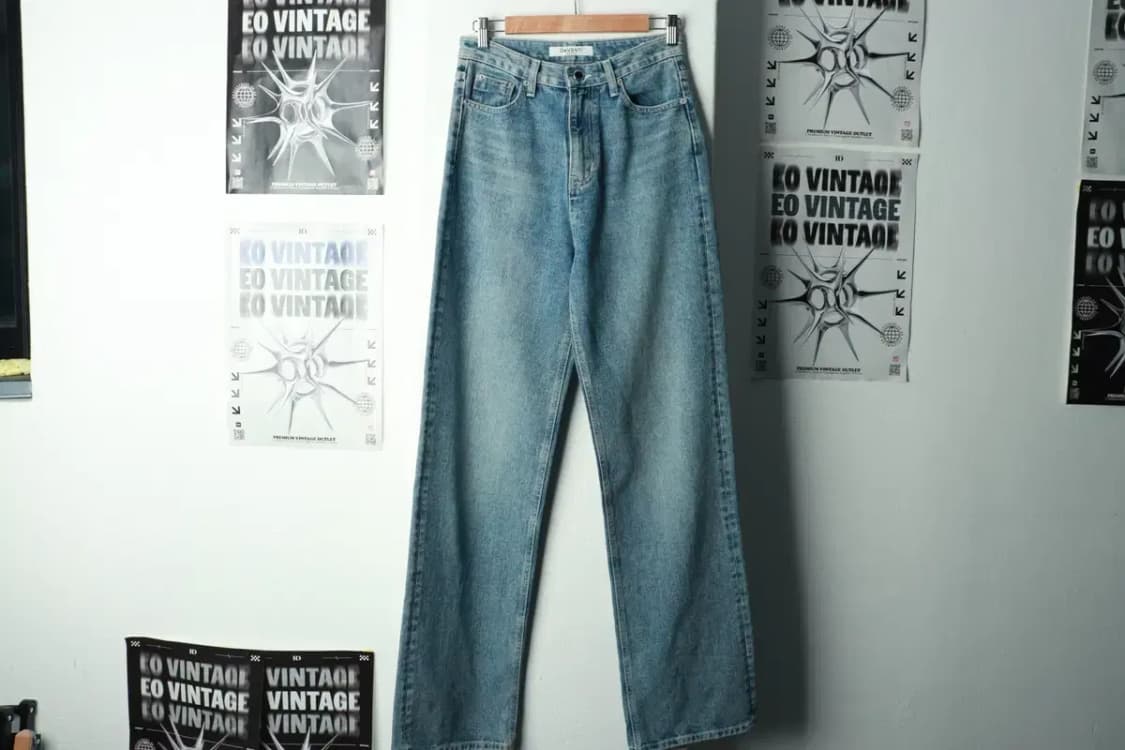 (S-M) 브랜드빈티지 청바지 데님 연청 스트레이트-2386 상품이미지2