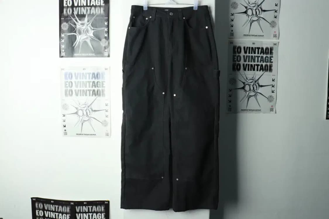 (M-L) 키뮤어 청바지 데님 더블니 카펜터 그레이-2387 상품이미지2