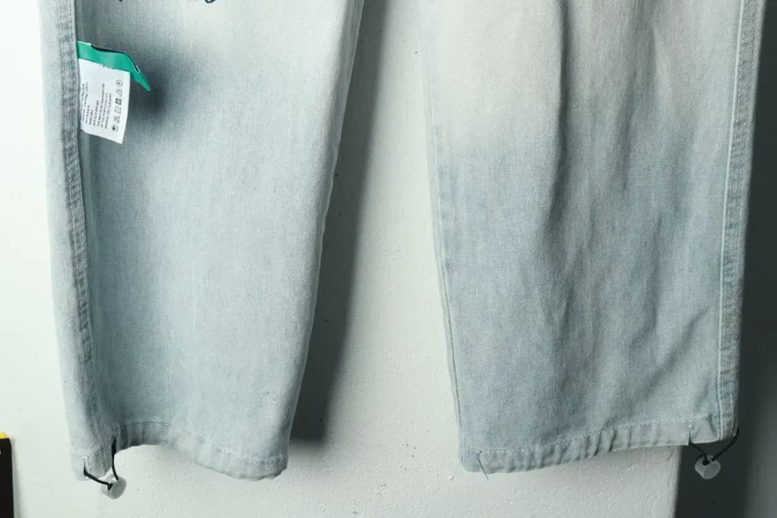 (M-L) 브랜드빈티지 청바지 데님 연청 밴딩 유니크-2388 상품이미지4