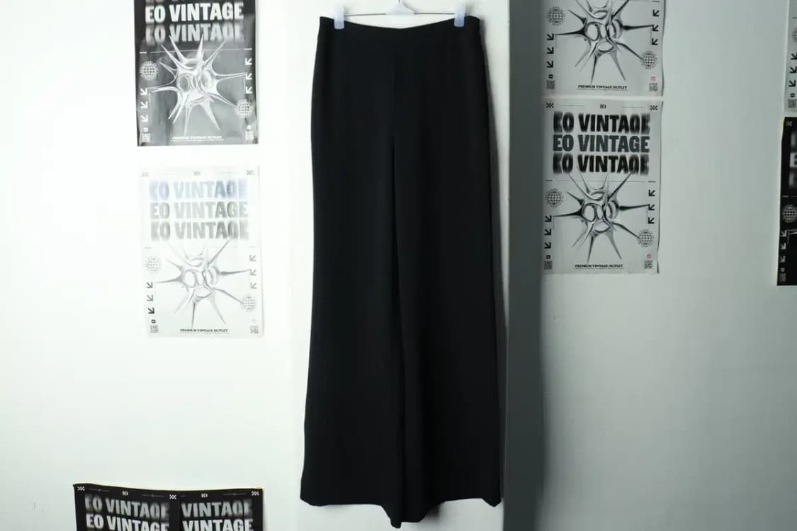 W(S-M) 지고트 슬랙스 경량 바지 와이드 블랙-238E 상품이미지2