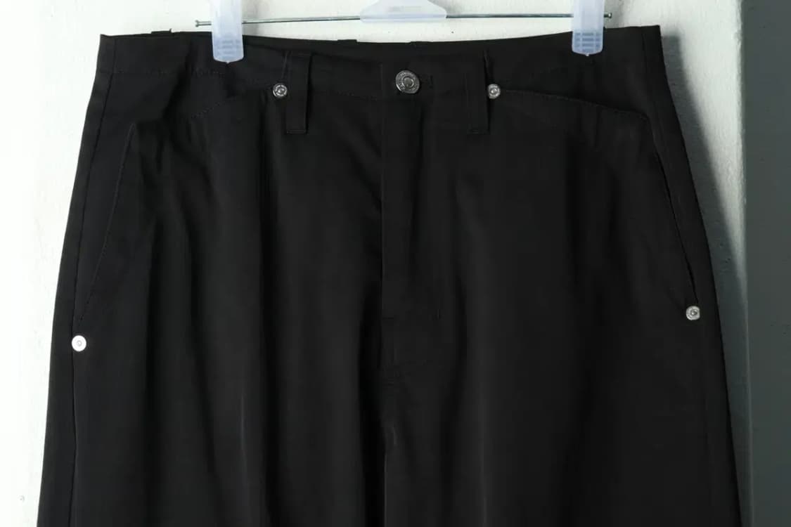 (S-M) 새터 면바지 팬츠 카고 스트릿 블랙-2390 상품이미지3