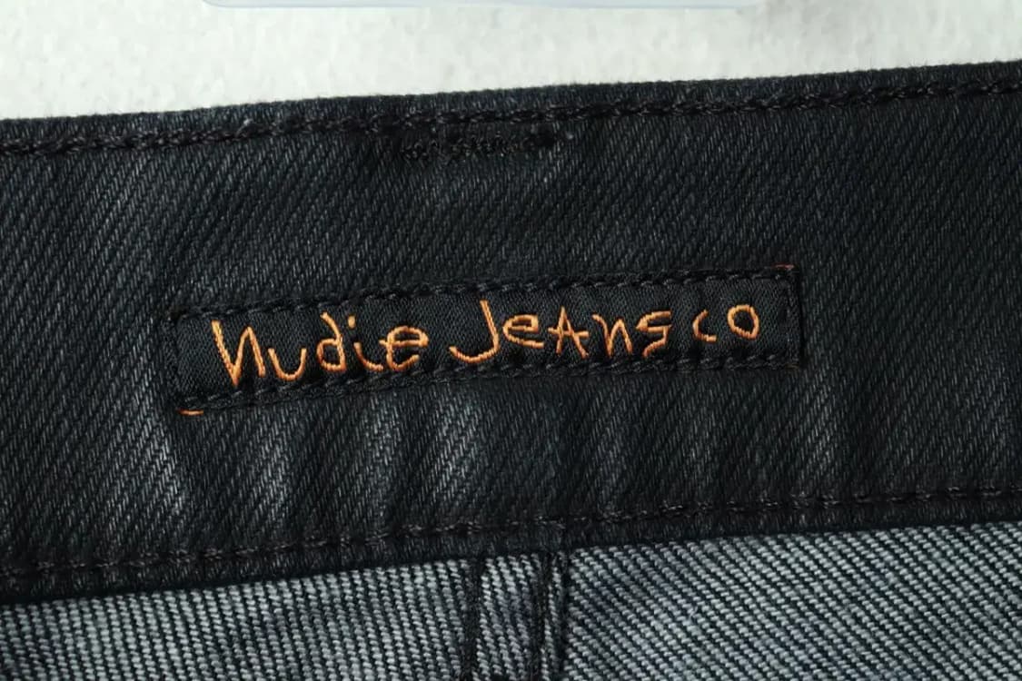 (XL) 누디진 면바지 팬츠 코팅 블랙 스트릿-2392 상품이미지7