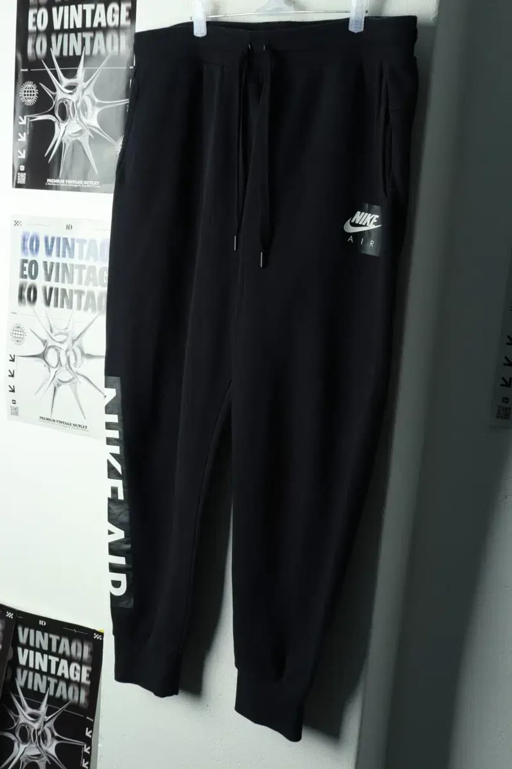 (XL) 나이키 트레이닝복 바지 조거 블랙 기모 올드스쿨-2393 상품이미지1