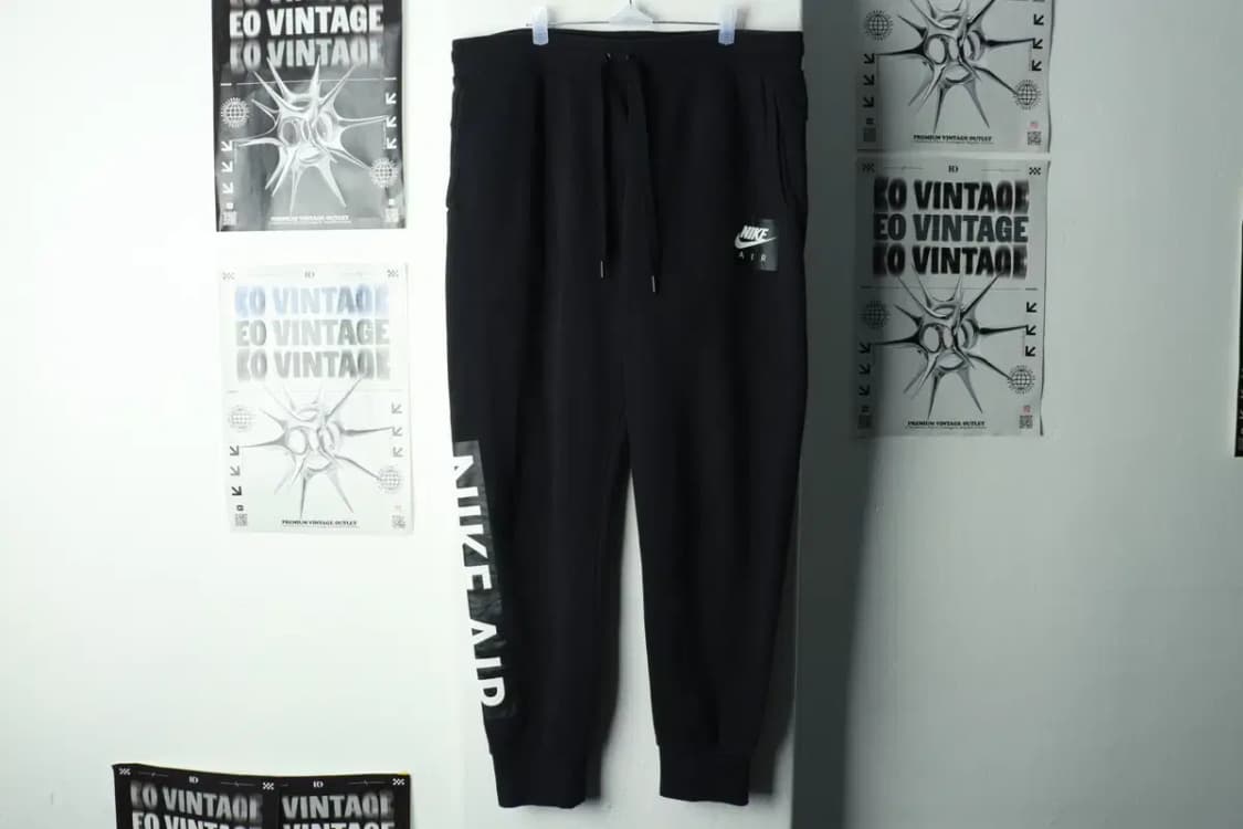 (XL) 나이키 트레이닝복 바지 조거 블랙 기모 올드스쿨-2393 상품이미지2