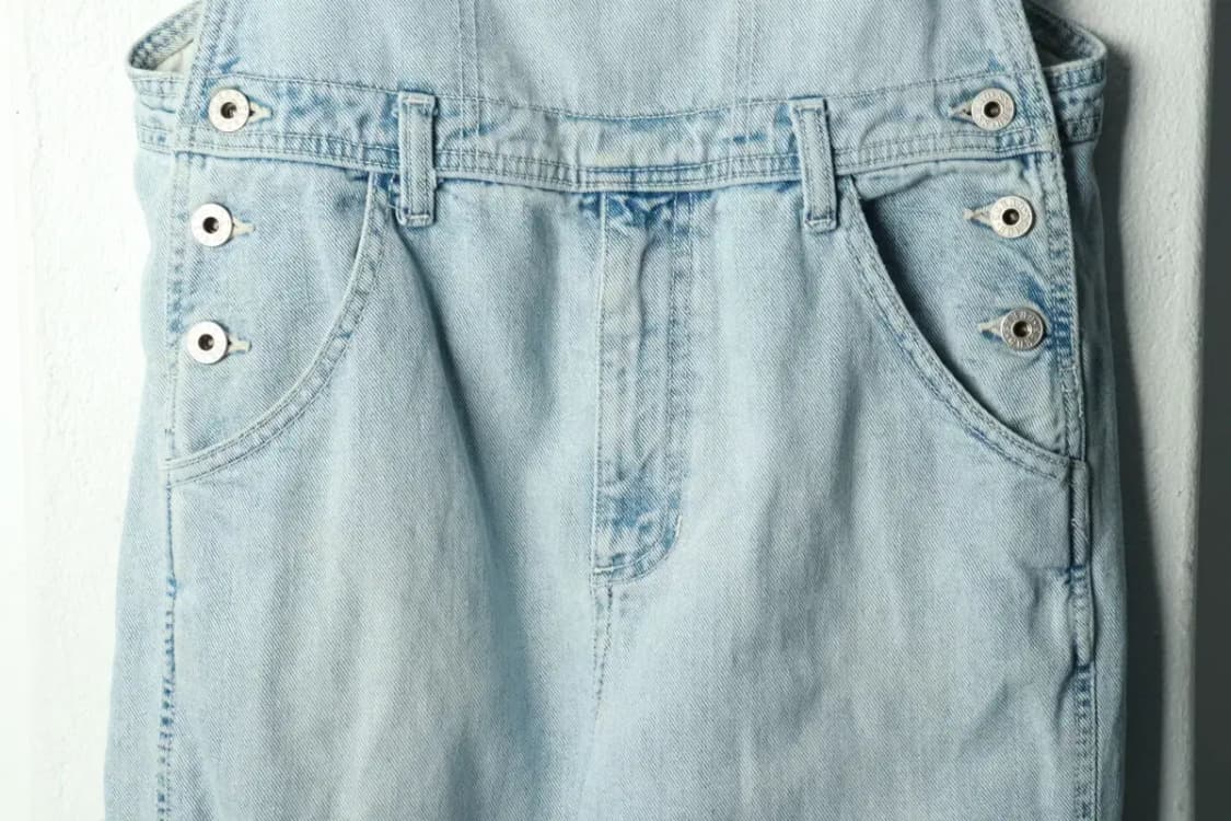 (F) 게스 청바지 데님 아동 키즈 멜빵 연청-2396 상품이미지5