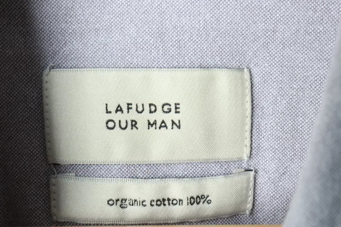 (L-XL) 라퍼지스토어 셔츠 남방 옥스포드 그레이 무지-168EC 상품이미지5