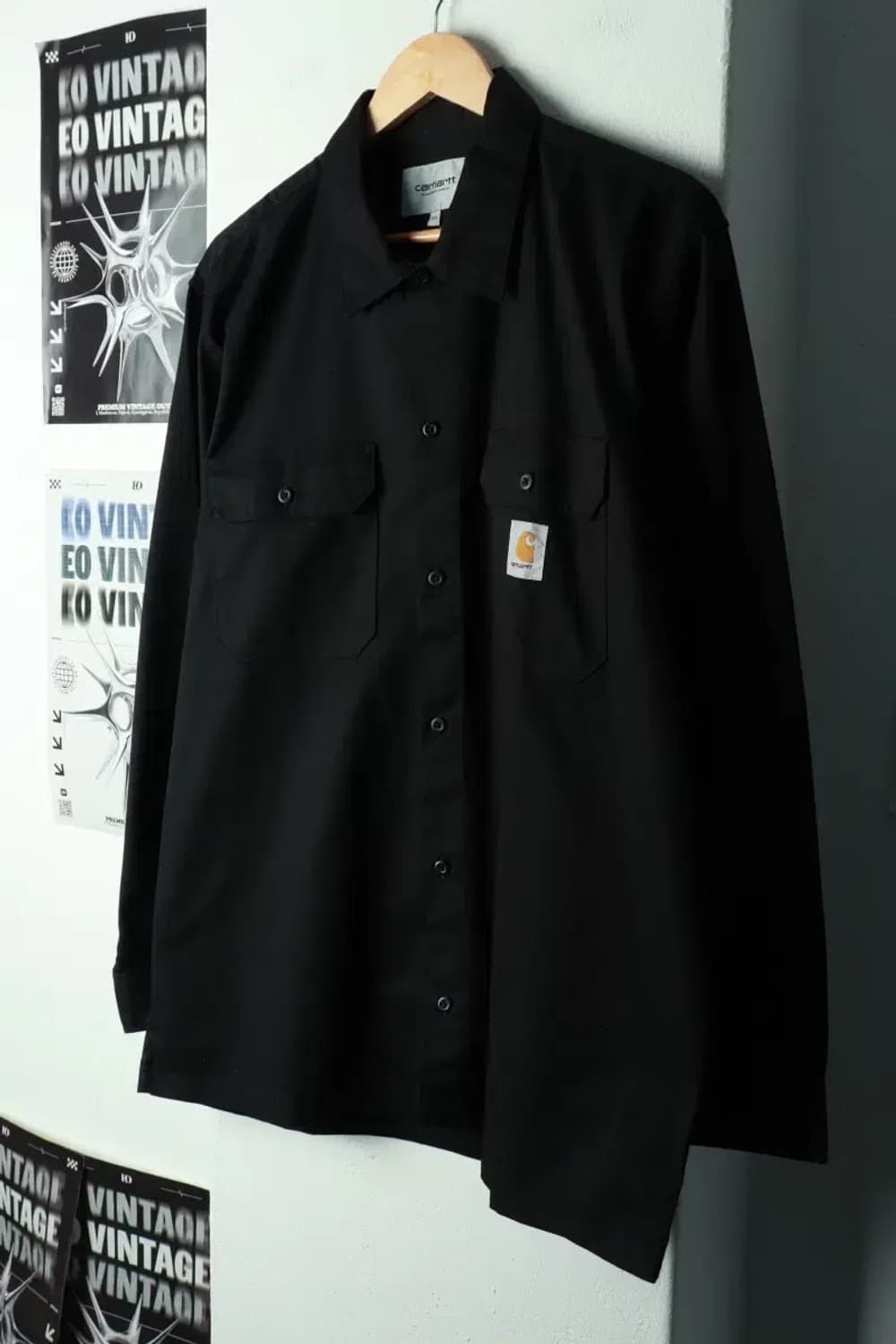 (2XL-3XL) 칼하트 셔츠 남방 WIP 빅사이즈 블랙-168EE 상품이미지1