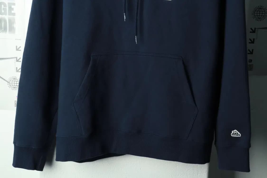 (M-L) 리 후드티셔츠 빅로고 네이비-168F0 상품이미지4