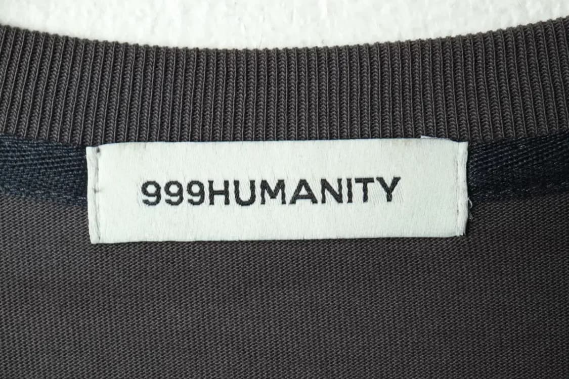 (L-XL) 휴머니티 긴팔티셔츠 루즈핏 차콜 올드스쿨-168F5 상품이미지6