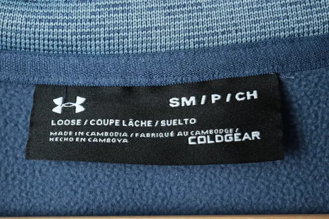 W(S) 언더아머 후드집업 기능성 기모 블루 방한 겨울용-168F6 상품이미지6