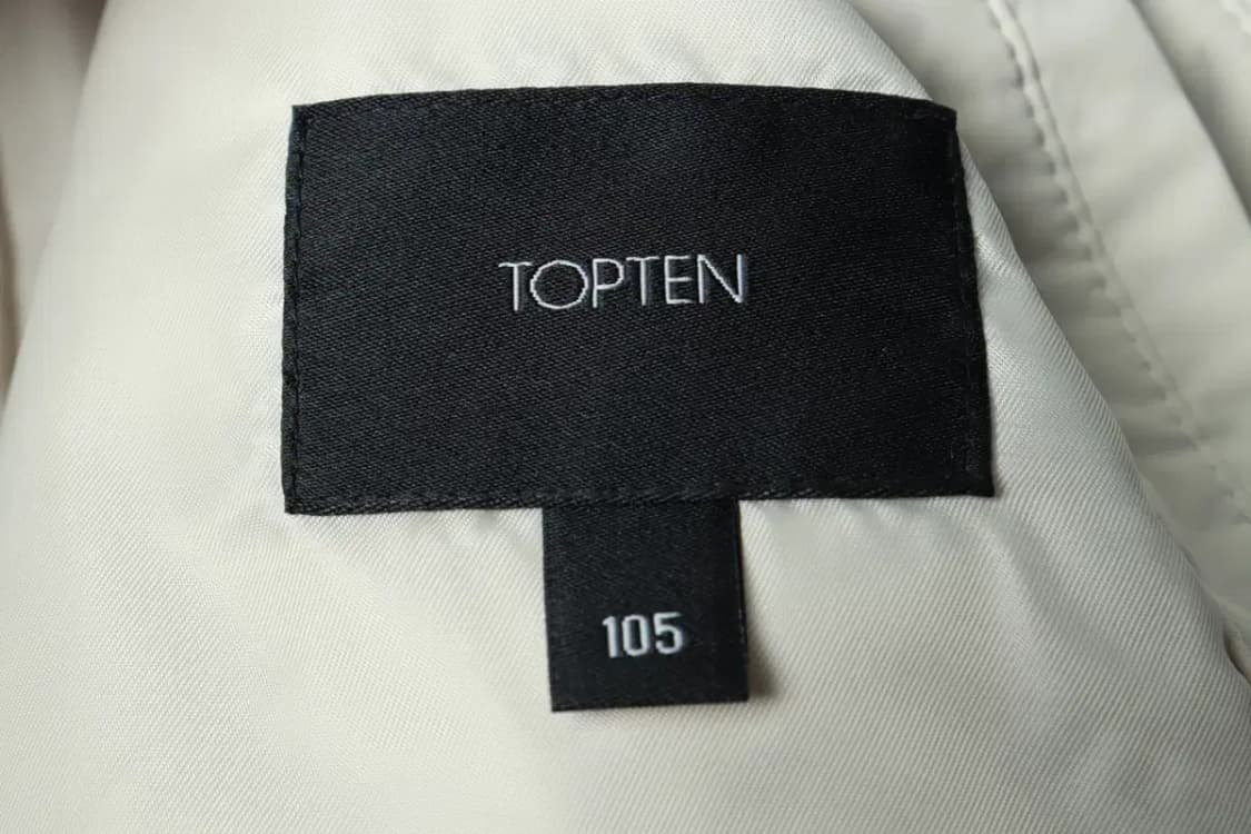 (XL) 탑텐 패딩 점퍼자켓 조끼 베이지-168FA 상품이미지5