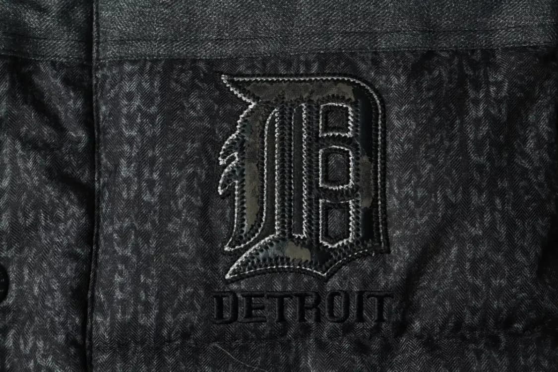 (S) MLB 엠엘비 패딩 점퍼자켓 사용감 조끼 디트로이트-168FB 상품이미지5