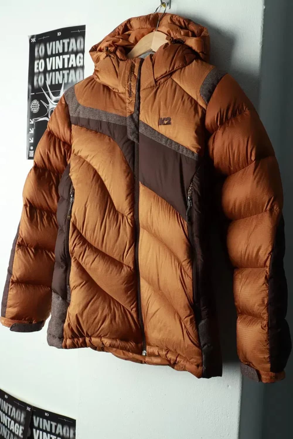 (S) K2 케이투 패딩 점퍼자켓 구스다운 골드-168FD 상품이미지1