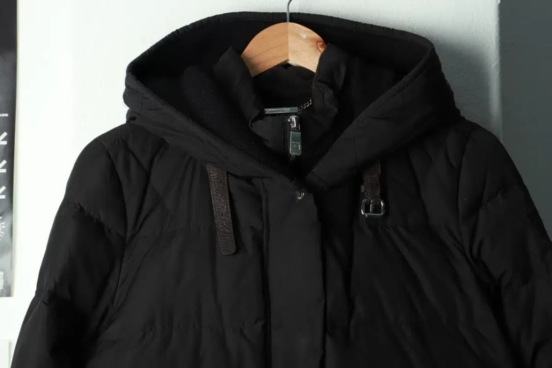 W(M-L) 타미힐피거 패딩 점퍼자켓 덕다운 블랙 롱-168FF 상품이미지3