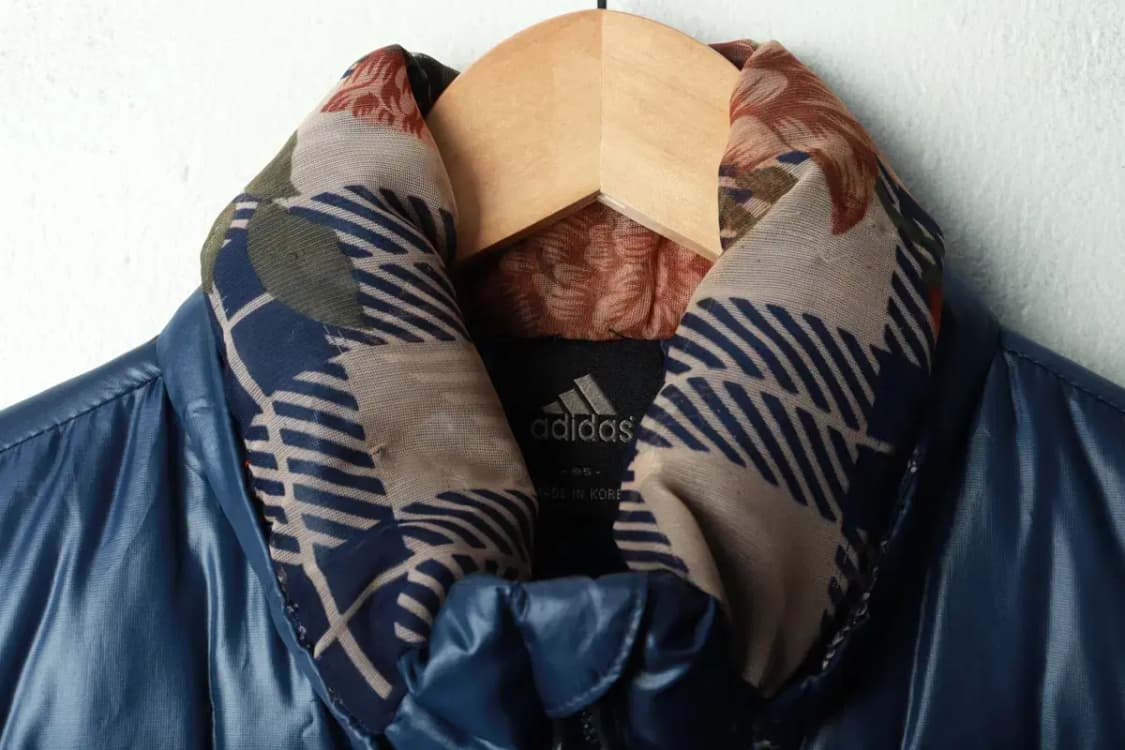 (M) 아디다스 패딩 점퍼자켓 커스텀 경량 구스다운 블루-16901 상품이미지9