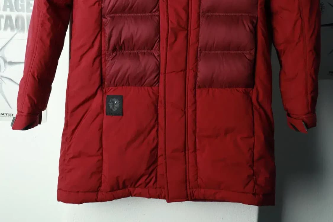 W(M) 블랙야크 패딩 점퍼자켓 버건디 퍼 구스다운 롱-16904 상품이미지4