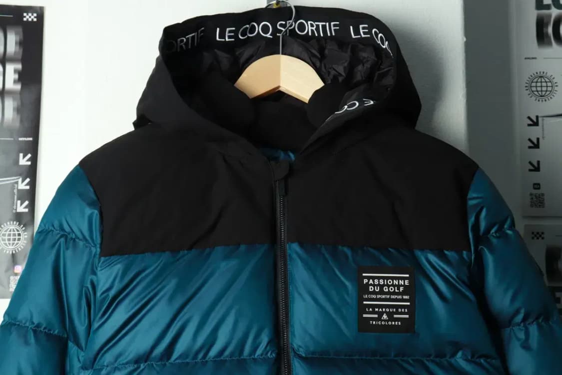 (M-L) 르꼬끄 패딩 점퍼자켓 구스다운 기모 블루 올드스쿨-16906 상품이미지4