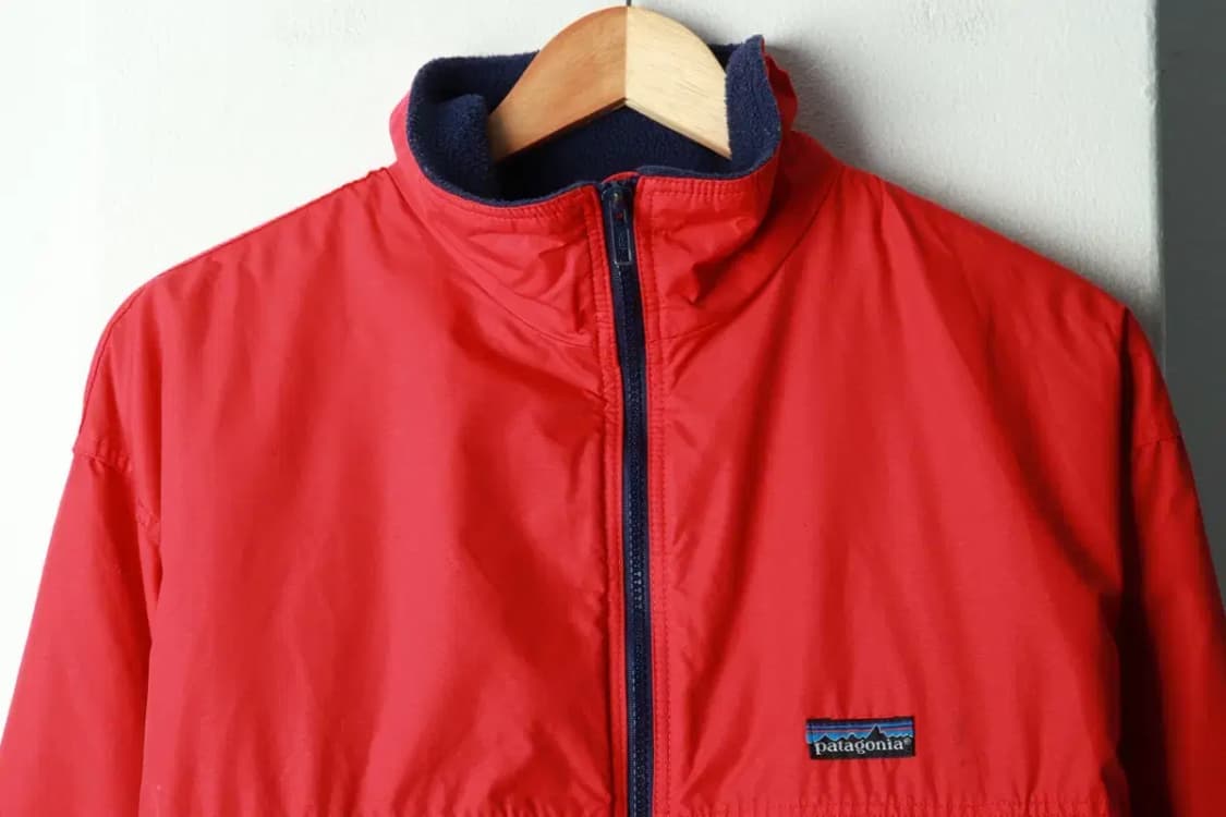 (S-M) 파타고니아 패딩 점퍼자켓 80년대 봄버 레드 기모-16908 상품이미지3