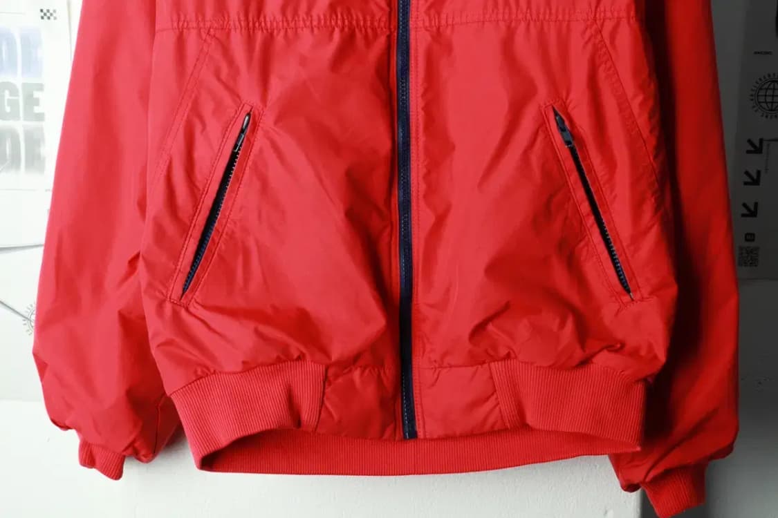(S-M) 파타고니아 패딩 점퍼자켓 80년대 봄버 레드 기모-16908 상품이미지4