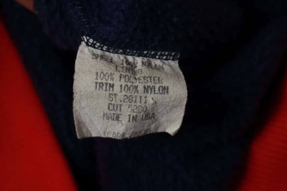 (S-M) 파타고니아 패딩 점퍼자켓 80년대 봄버 레드 기모-16908 상품이미지7